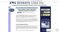 Desktop Screenshot of brokersdata.com